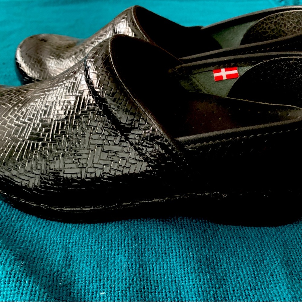 Danskos black clogs